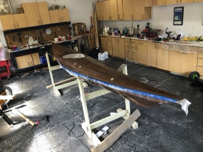  9/3/19 - The deck is fiberglassed. 