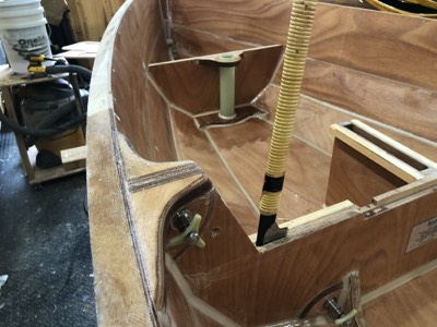  10/7/19 - Cutting the boat in half has begun! 