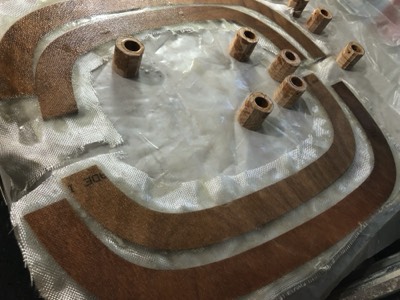  Hatch lips and recessed fittings are sealed with epoxy. 