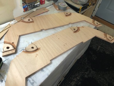  Take-apart bulkheads are reinforced. 