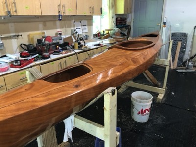  5/7/20 - The deck has two coats of varnish. 