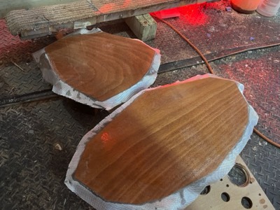  The bulkheads are fiberglassed. 