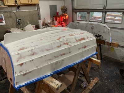  10/28/21 - The two coats of primer have been sanded. Ready for paint! 