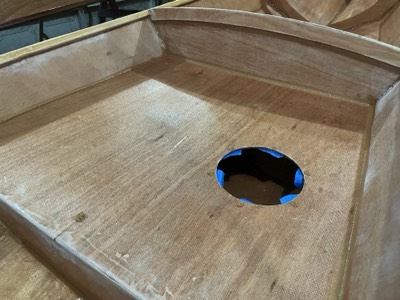  The cockpit decks are filleted.  