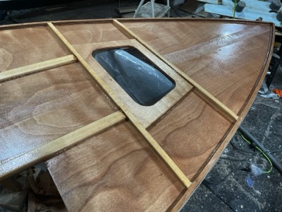  3/14/24 - The underside of the deck is epoxy sealed. 