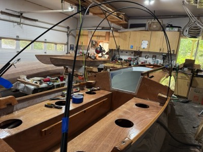  Alternate view of the tent poles. 