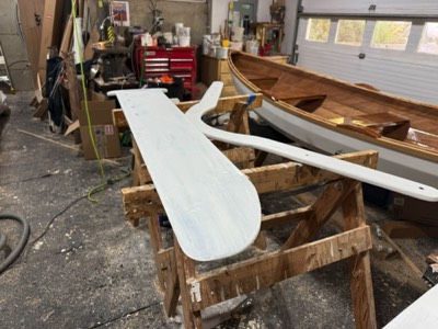  5/11/25 - First coat of paint. 