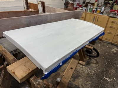  5/16/25 - Main hatch is painted.  