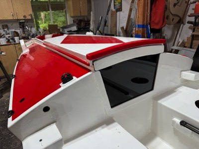  5/29/25 - Main hatch closed with acrylic hatch board.  