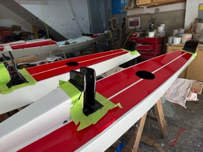  Black paint is added to the amas.  