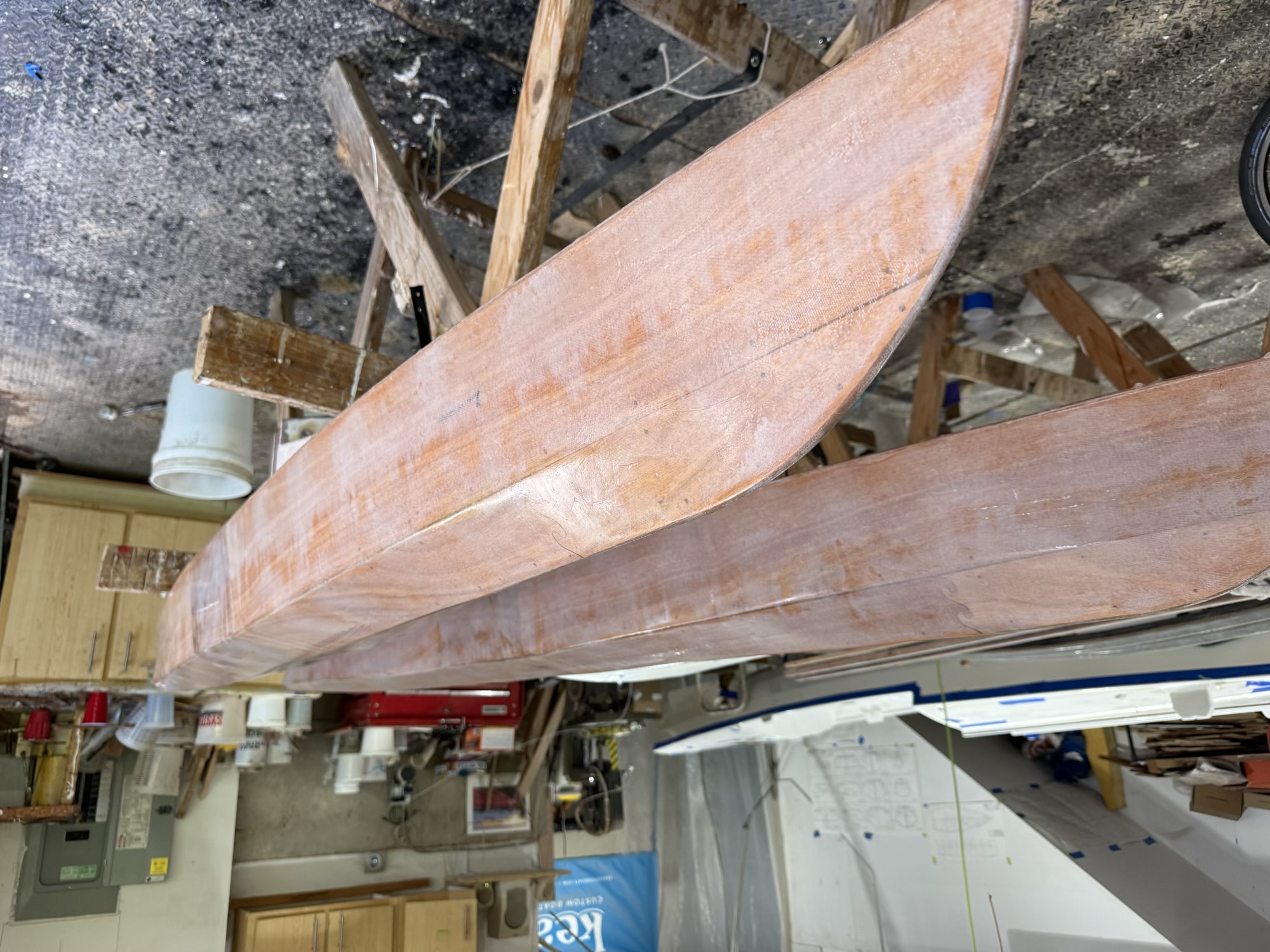  5/19/25 - The amas are sanded and ready for paint.  
