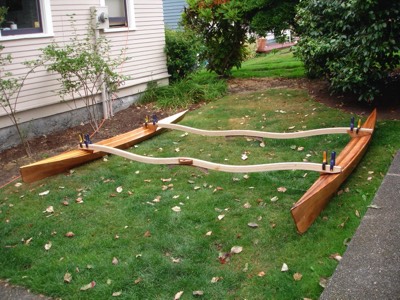  The akas are trimmed to their proper length. 